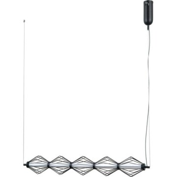 ITALUX - LED piekaramā lustra SEVILLA LED/25W/230V 3000K melna
