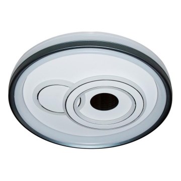 ITALUX - LED regulējama griestu lampa PORTA LED/40W/230V 3000-6500K Ø 50 cm melna + tālvadība