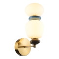 ITALUX - LED sienas gaismeklis EVANS LED/12W/230V 3000K zelta