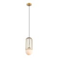 ITALUX - Lustra ar auklu MATTY 1xE27/40W/230V 100 cm zelta