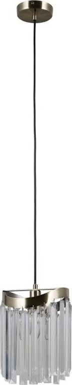 ITALUX - Lustra ar auklu SABRIGA 1xE14/40W/230V matēts hroms