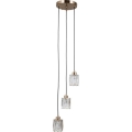 ITALUX - Lustra uz kabeļa TORNO 3xE14/40W/230V zelta krāsā