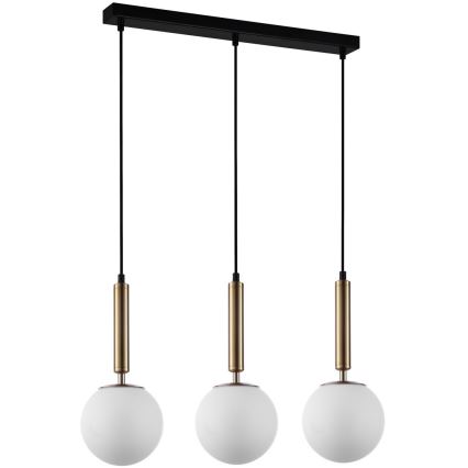 ITALUX - Maiņas stikls RAVENA E27 d. 15 cm balta