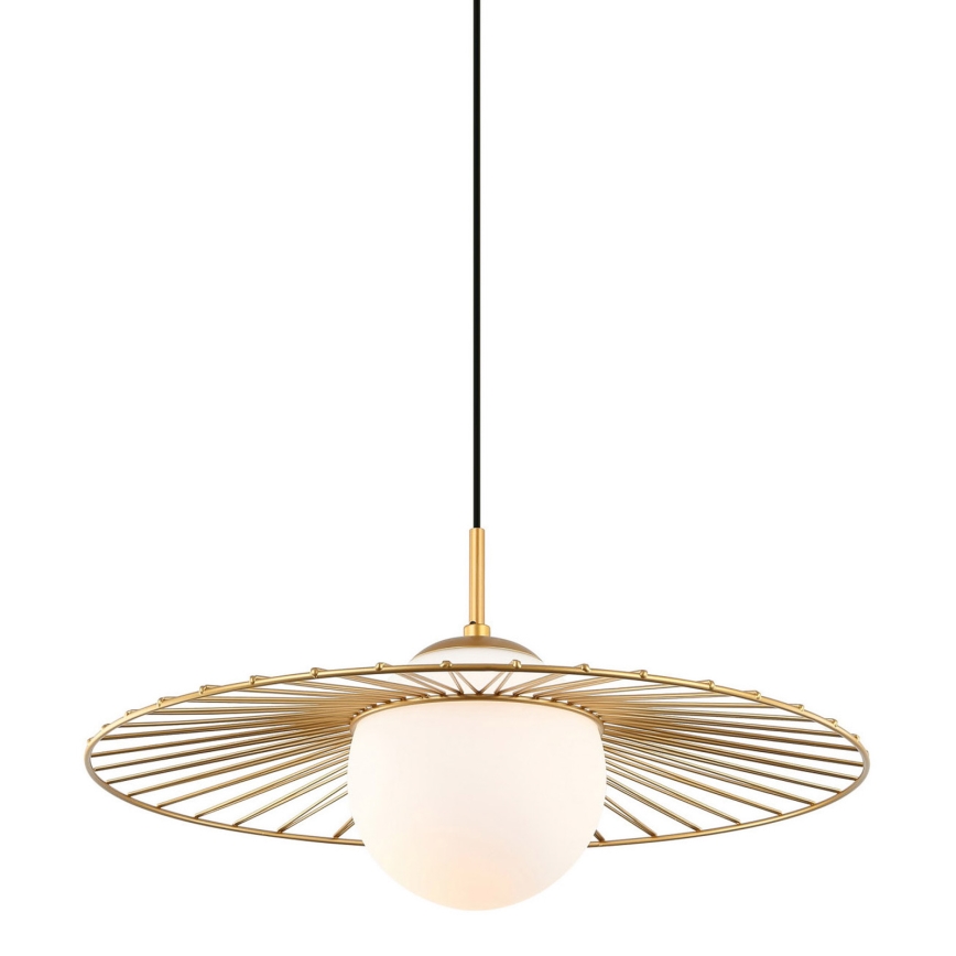 ITALUX - Lustra ar auklu SALLY 1xE27/40W/230V zelta
