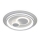 ITALUX - PARCO LED aptumšojams griestu gaismeklis LED/55W/230V 3000-6500K, diametrs 50 cm, balts + tālvadība