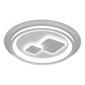 ITALUX - PARCO LED dimmējama griestu lampa LED/55W/230V 3000-6500K Ø 50 cm balta + tālvadība
