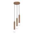 ITALUX - Piekaramā lampa uz stieples FILANO 3xG9/5W/230V brūna