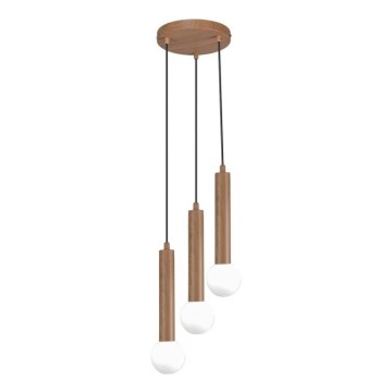 ITALUX - Piekaramā lampa uz stieples FILANO 3xG9/5W/230V brūna