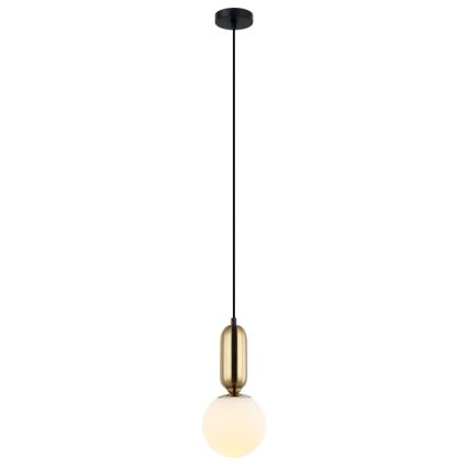 ITALUX - Lustra ar auklu ALDEVA 1xE27/40W/230V bronza