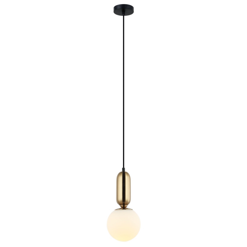 ITALUX - Lustra ar auklu ALDEVA 1xE27/40W/230V bronza