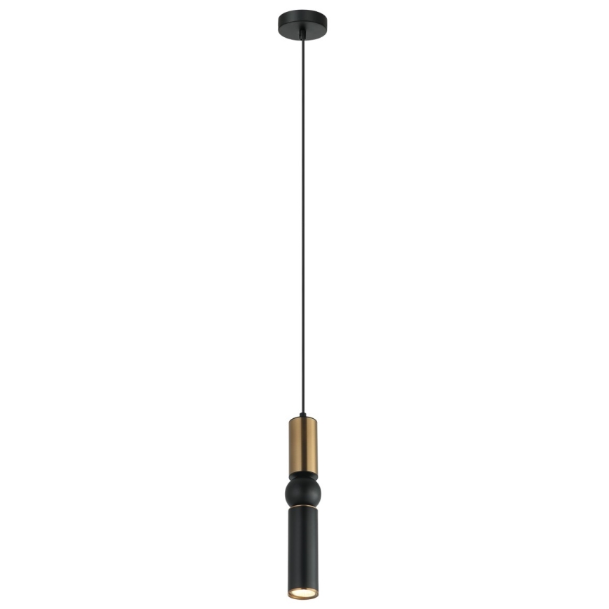 ITALUX - Lustra ar auklu ISIDORA 1xGU10/25W/230V melna/bronza