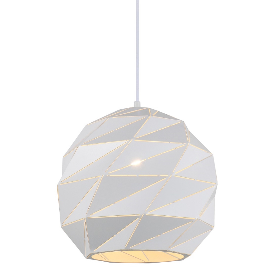 ITALUX - Lustra ar auklu PALERMO 1xE27/40W/230V d. 32 cm balta