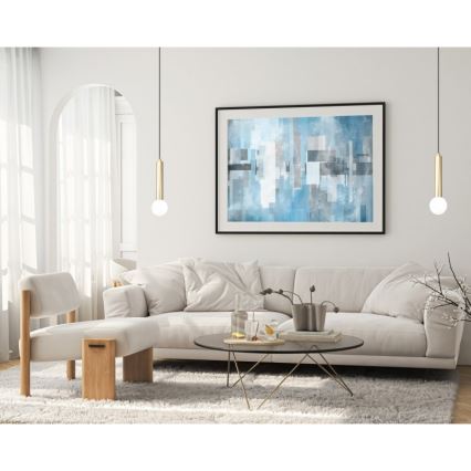ITALUX - Karājoša lustra uz kabeļa FILANO 1xG9/5W/230V zeltaina
