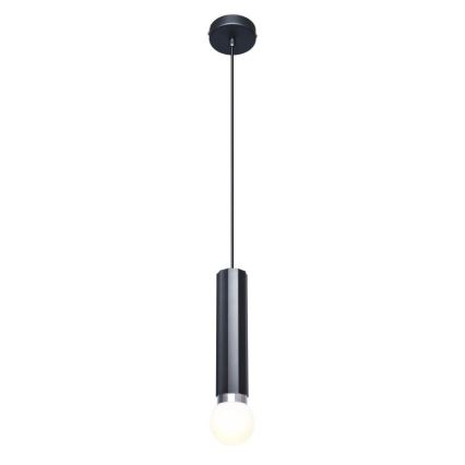 ITALUX - Pakarināmais lukturis MACERA ar kabeli 1xE27/40W/230V melns