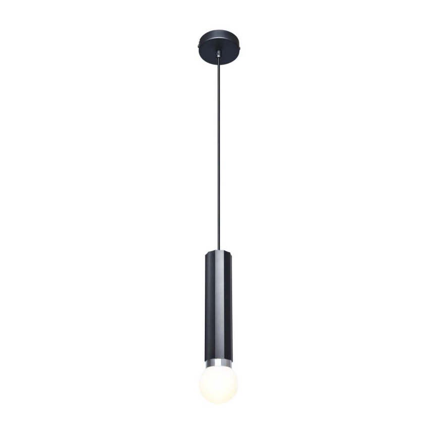 ITALUX - Pakarināmais lukturis MACERA ar kabeli 1xE27/40W/230V melns
