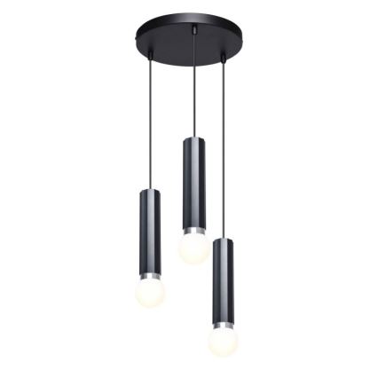 ITALUX - MACERA pakarināma lustra uz kabeļa 3xE27/40W/230V melna