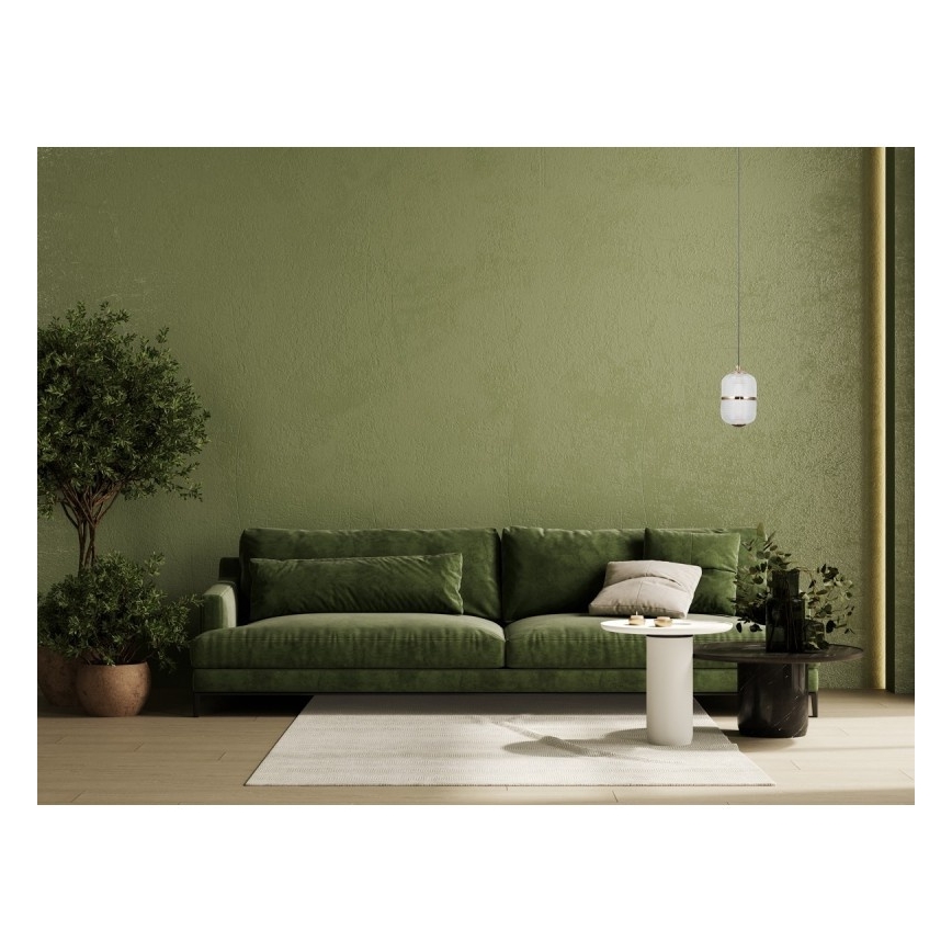 ITALUX - LED lustra uz troses ALANI LED/6W/230V 3000K melna/zelta