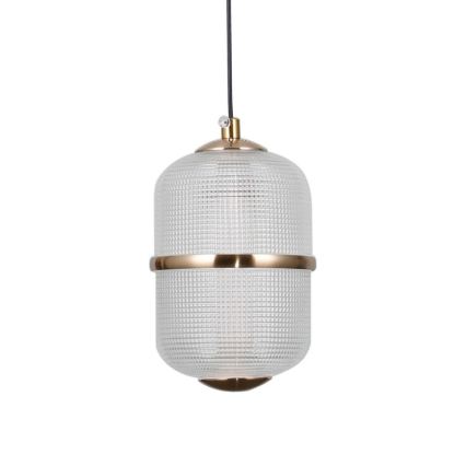 ITALUX - LED lustra uz troses ALANI 3xLED/5W/230V 3000K melna/zelta