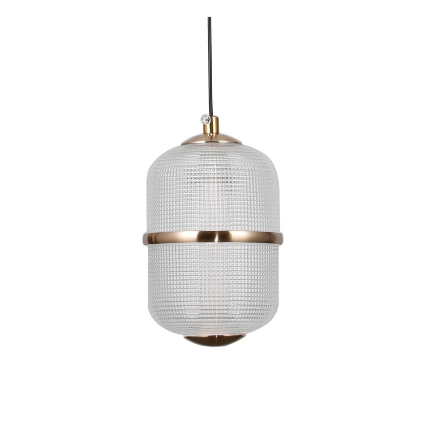 ITALUX - LED lustra uz troses ALANI 3xLED/5W/230V 3000K zelta