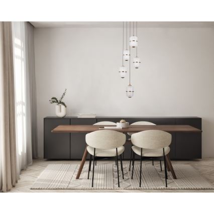 ITALUX - LED lustra ar kabeli ALANI 5xLED/5,6W/230V 3000K zelta