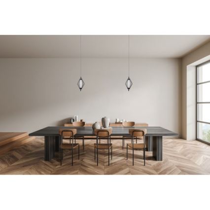 ITALUX - LED lustra uz troses SEVILLA LED/5W/230V 3000K melna