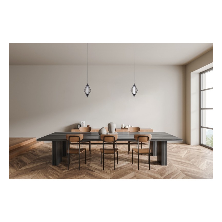 ITALUX - LED lustra uz troses SEVILLA LED/5W/230V 3000K melna