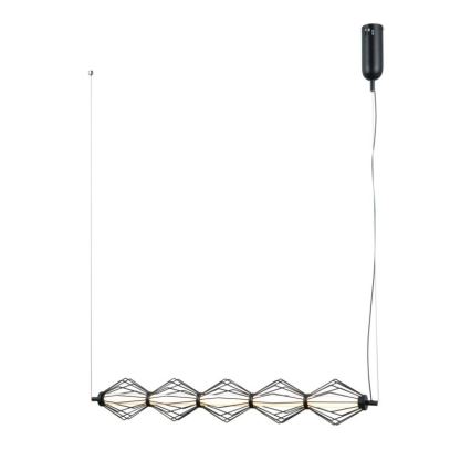 ITALUX - LED piekaramā lustra SEVILLA LED/25W/230V 3000K melna