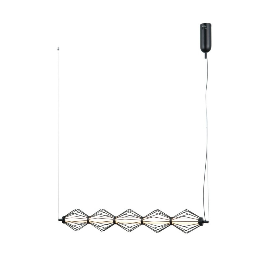 ITALUX - LED piekaramā lustra SEVILLA LED/25W/230V 3000K melna