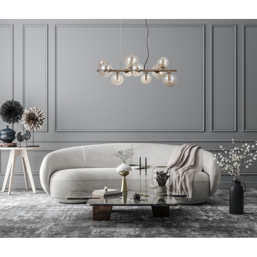 ITALUX - Lustra ar auklu CANELLO 10xG9/5W/230V