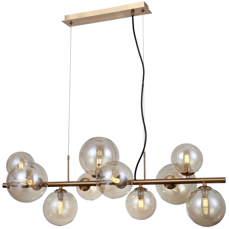 ITALUX - Lustra ar auklu CANELLO 10xG9/5W/230V