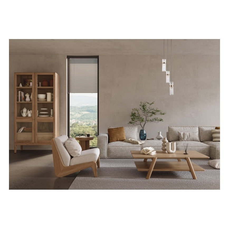 ITALUX - TARASO piekaramā lustra uz troses 3xE14/40W/230V melna/zelta
