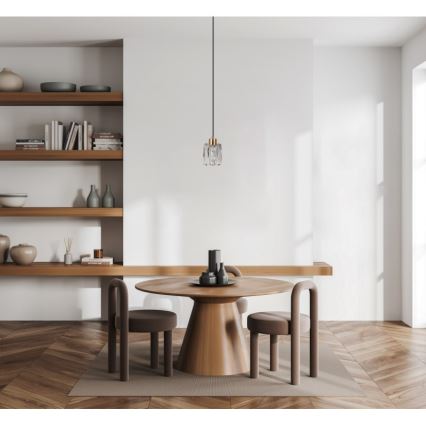 ITALUX - TORNO piekaramā lustra uz kabeļa 1xE14/40W/230V, zelta