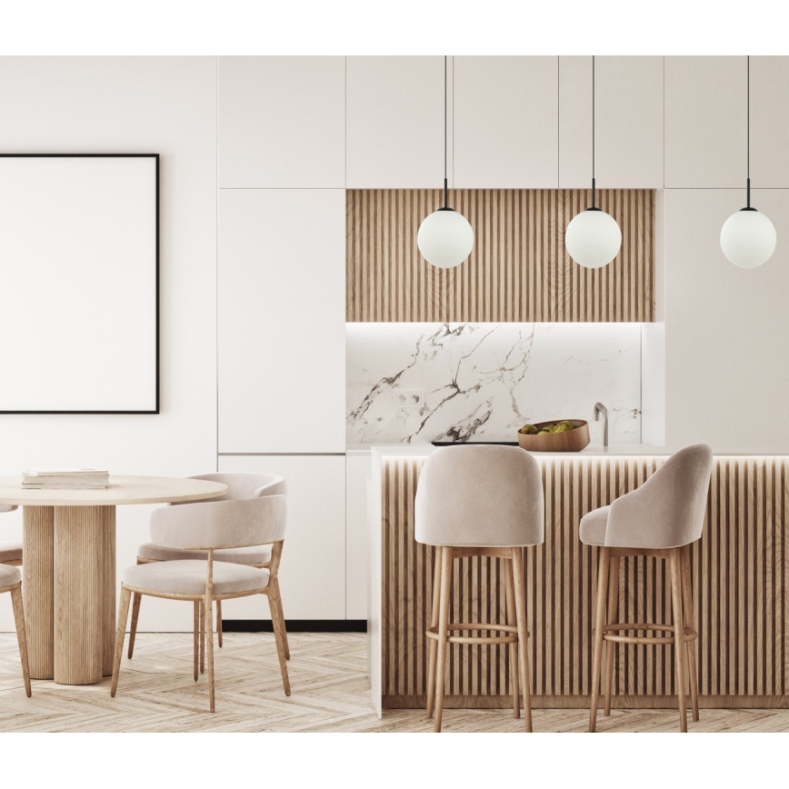 ITALUX - Lustra ar auklu DEORE 1xE27/40W/230V d. 30 cm melna