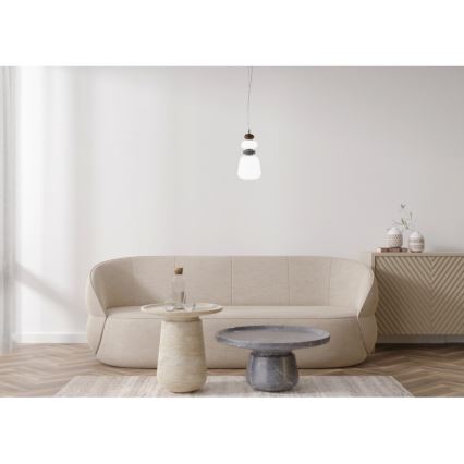 ITALUX - LED lustra uz auklas EVANS LED/12W/230V 3000K zelta/balta