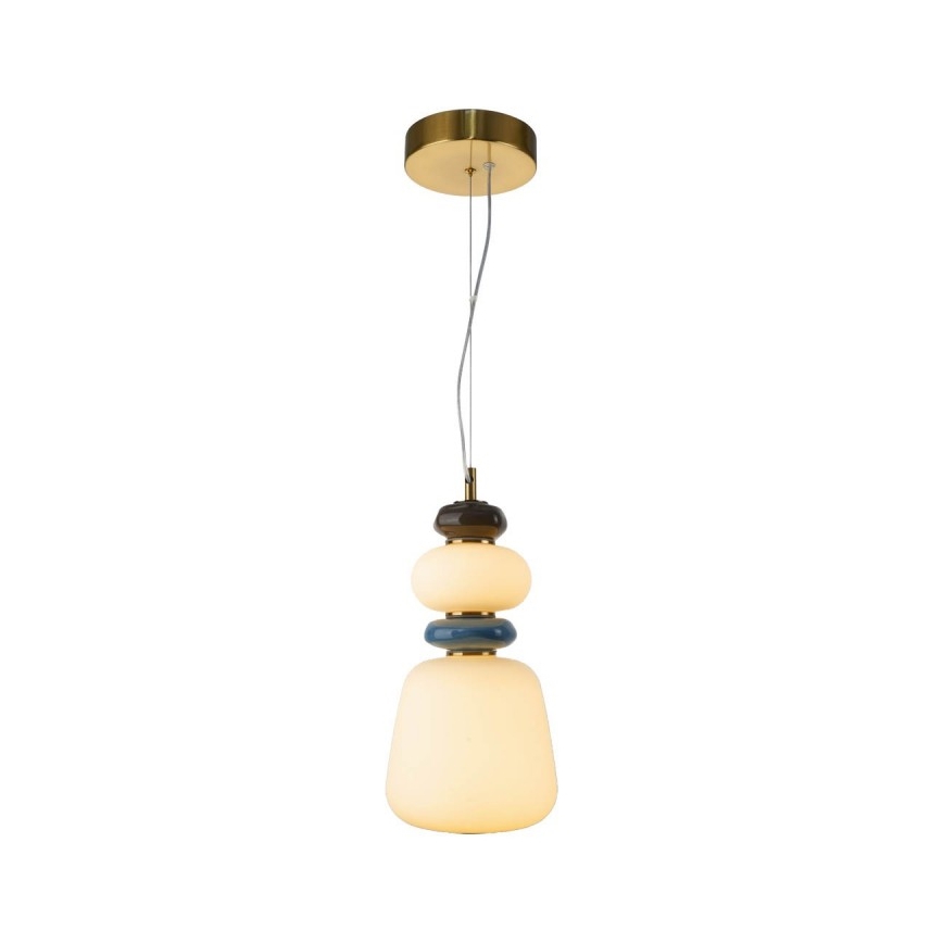 ITALUX - LED lustra uz auklas EVANS LED/12W/230V 3000K zelta/balta