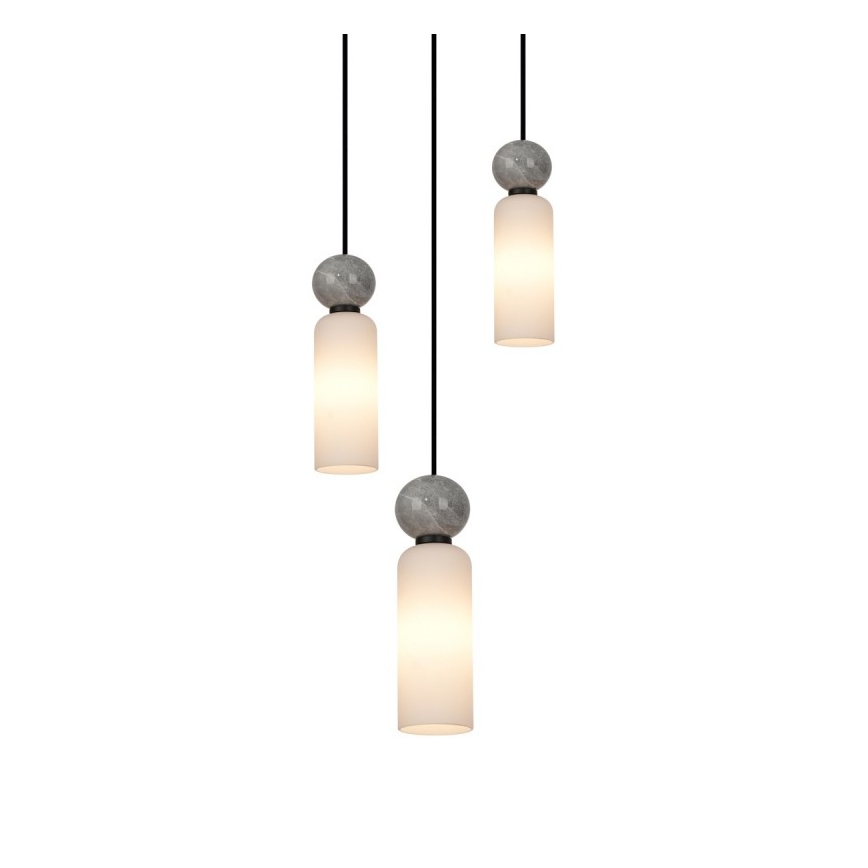 ITALUX - SANTOS pakaramā lampa uz kabeļa 3xG9/40W/230V, melna