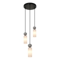 ITALUX - SANTOS pakaramā lampa uz kabeļa 3xG9/40W/230V, melna