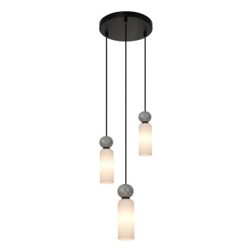 ITALUX - SANTOS pakaramā lampa uz kabeļa 3xG9/40W/230V, melna