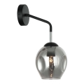 ITALUX - Sienas lampa BORGO 1xE27/40W/230V melna