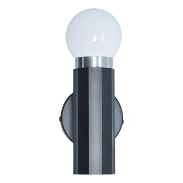 ITALUX - sienas lampa MACERA 1xE27/40W/230V melna