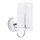 ITALUX - Sienas lampa MAX 1xE27/60W/230V spīdīgi hromēts