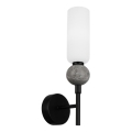 ITALUX - Sienas lampa SANTOS 1xG9/40W/230V melna