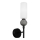 ITALUX - Sienas lampa SANTOS 1xG9/40W/230V melna