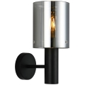 ITALUX - Sienas lampa SARDO 1xE27/40W/230V melna