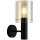 ITALUX - Sienas lampa SARDO 1xE27/40W/230V melna/zelta