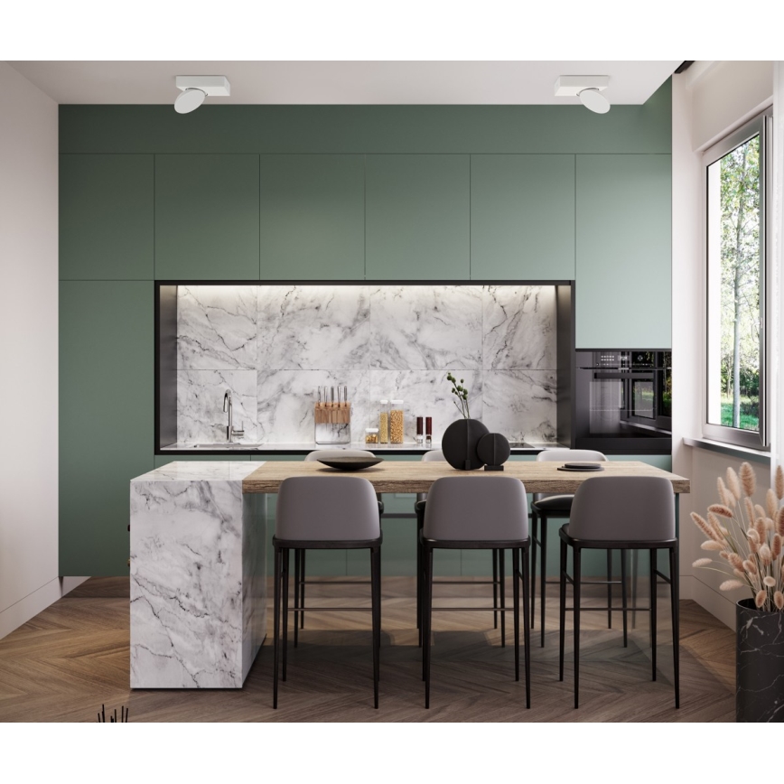 ITALUX - LED Starmetis CASTELIO LED/5W/230V 4000K balta