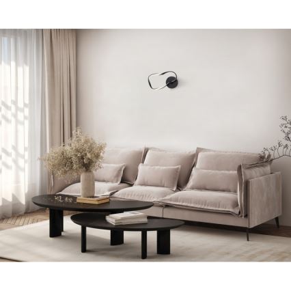 ITALUX - LED sienas gaismeklis AMAYA LED/20W/230V melns
