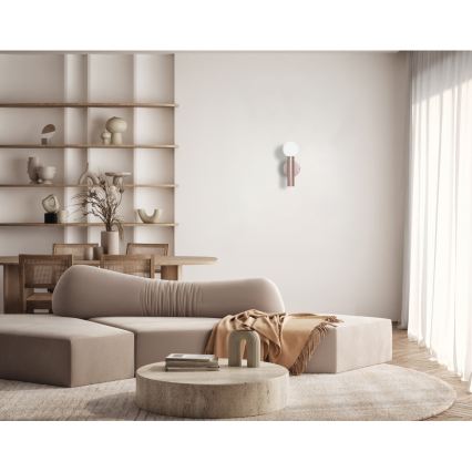 ITALUX - Sienas lampa FILANO 1xG9/5W/230V rožu zelta