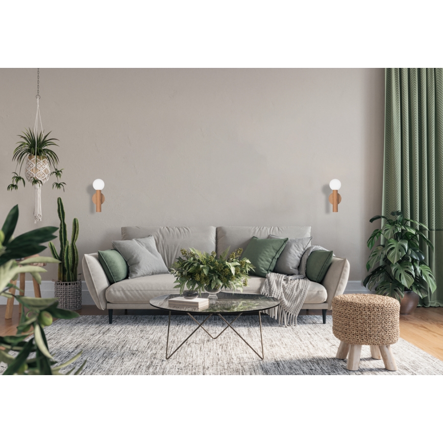 ITALUX - Sienas lampa FILANO 1xG9/5W/230V brūna