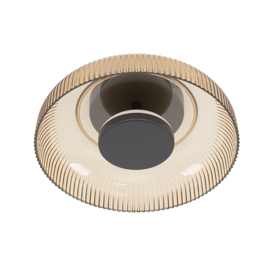 ITALUX - LED griestu lampa PASSO LED/8W/230V 3000K Ø 25 cm dūmaina bēša